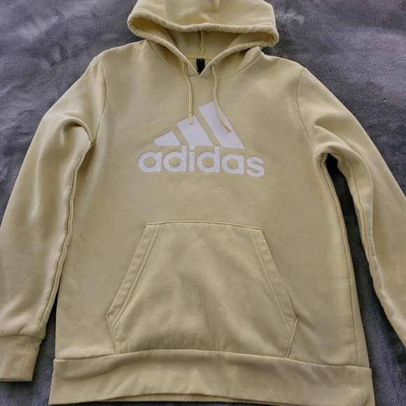 adidas Tops - Yellow Adidas Hoodie - Lightly Worn